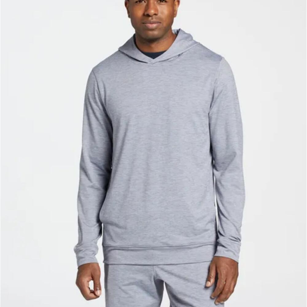 VRST Men's Steel Gray Heather R&R Jersey Hoodie Size M